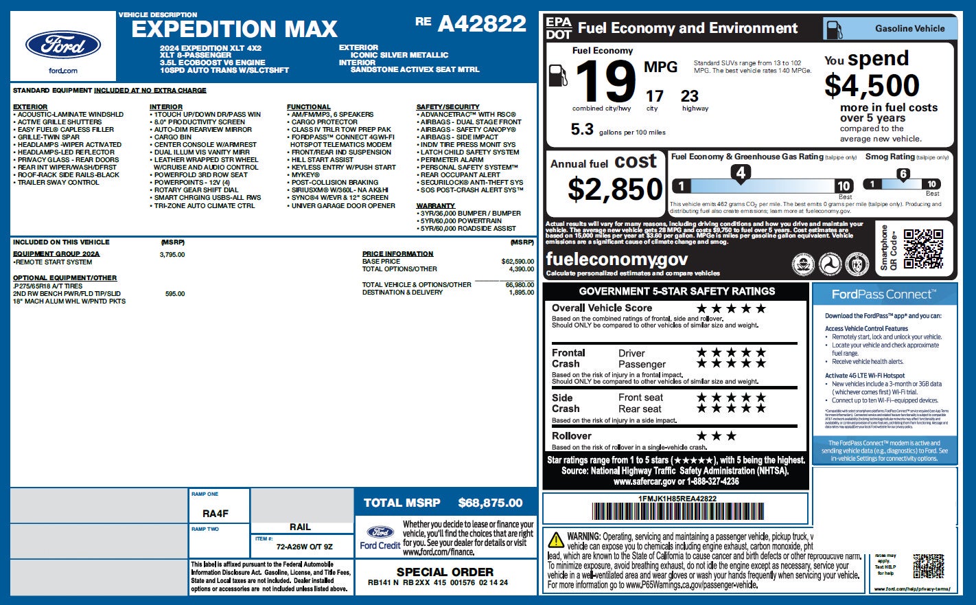 2024 Ford Expedition Max XLT