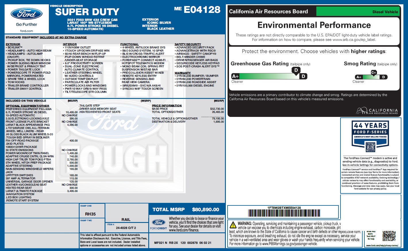 2021 Ford Super Duty F-250 SRW XL