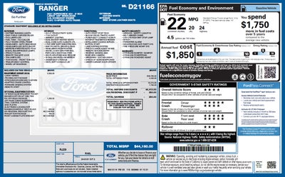2021 Ford Ranger LARIAT