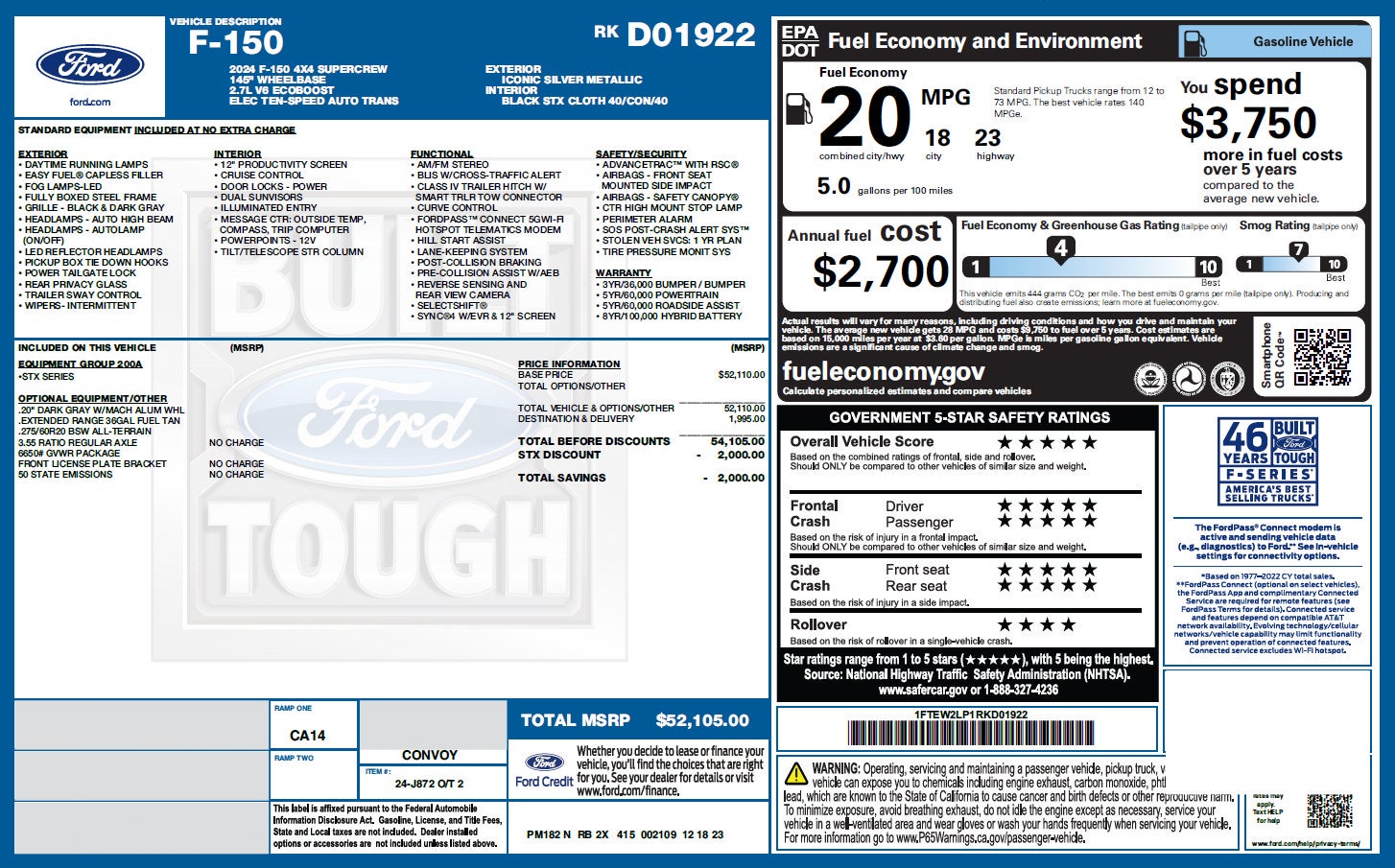 2024 Ford F-150 STX