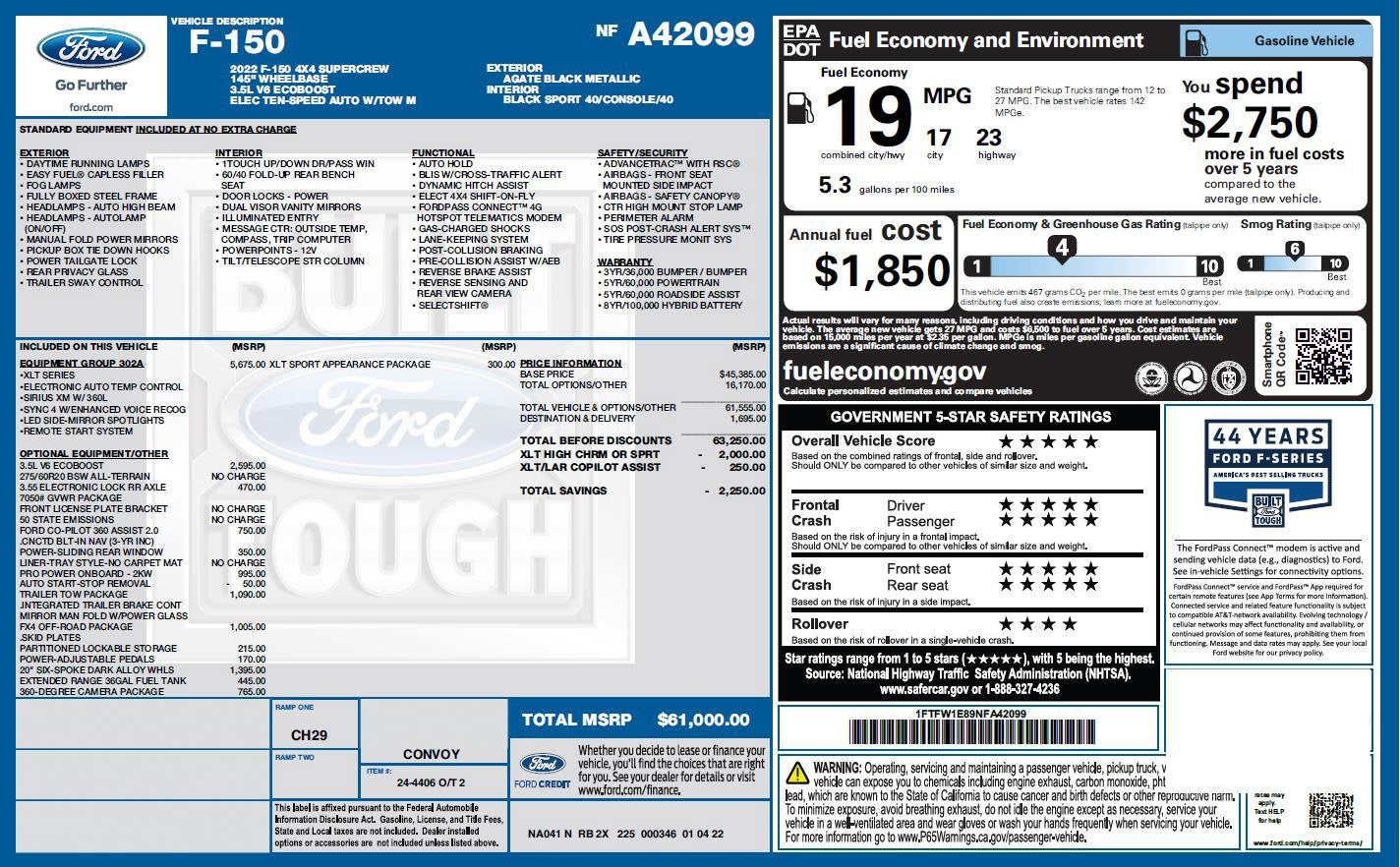 2022 Ford F-150 XLT
