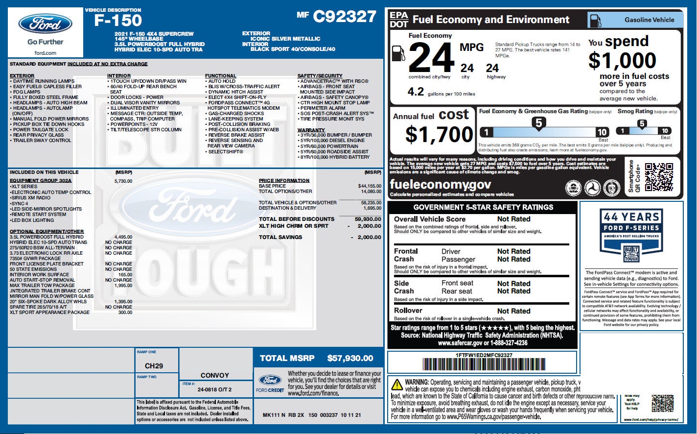 2021 Ford F-150 XLT