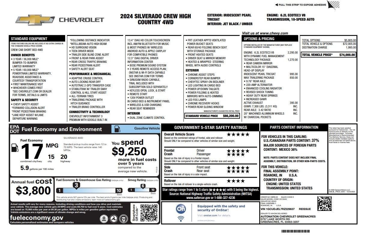 2024 Chevrolet Silverado 1500 High Country