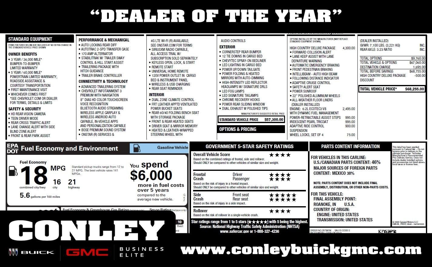 2021 Chevrolet Silverado 1500 High Country