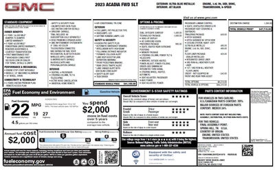 2023 GMC Acadia SLT