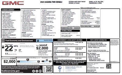 2023 GMC Acadia Denali