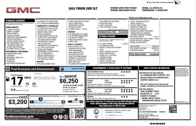 2024 GMC Yukon SLT