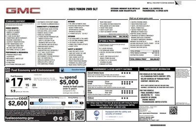 2023 GMC Yukon SLT