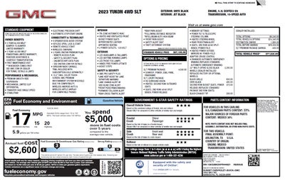 2023 GMC Yukon SLT
