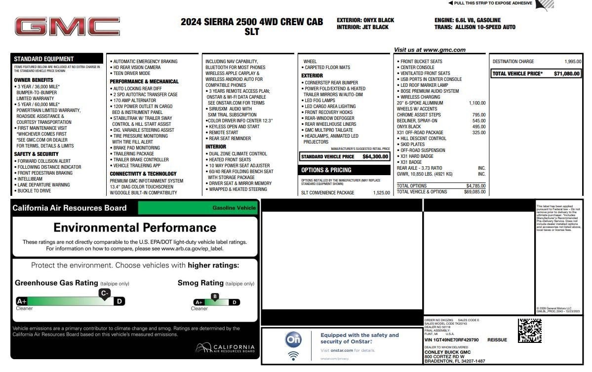 2024 GMC Sierra 2500 HD SLT