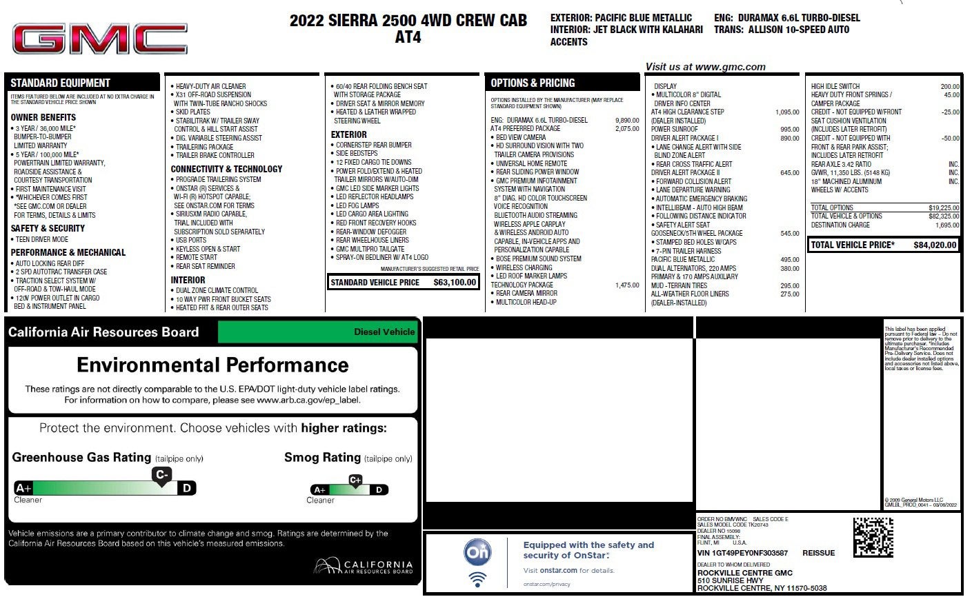 2022 GMC Sierra 2500 HD AT4