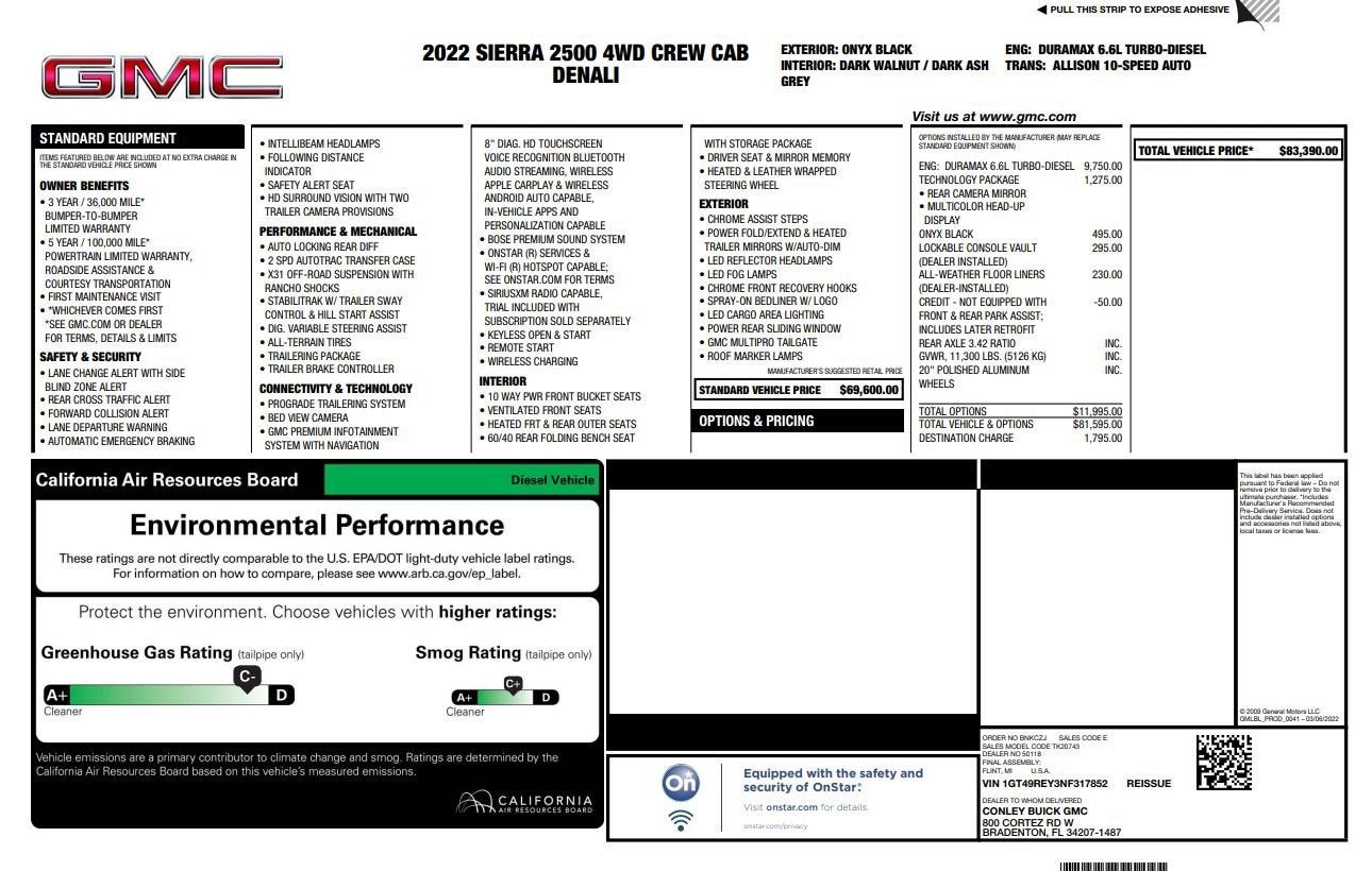 2022 GMC Sierra 2500 HD Denali