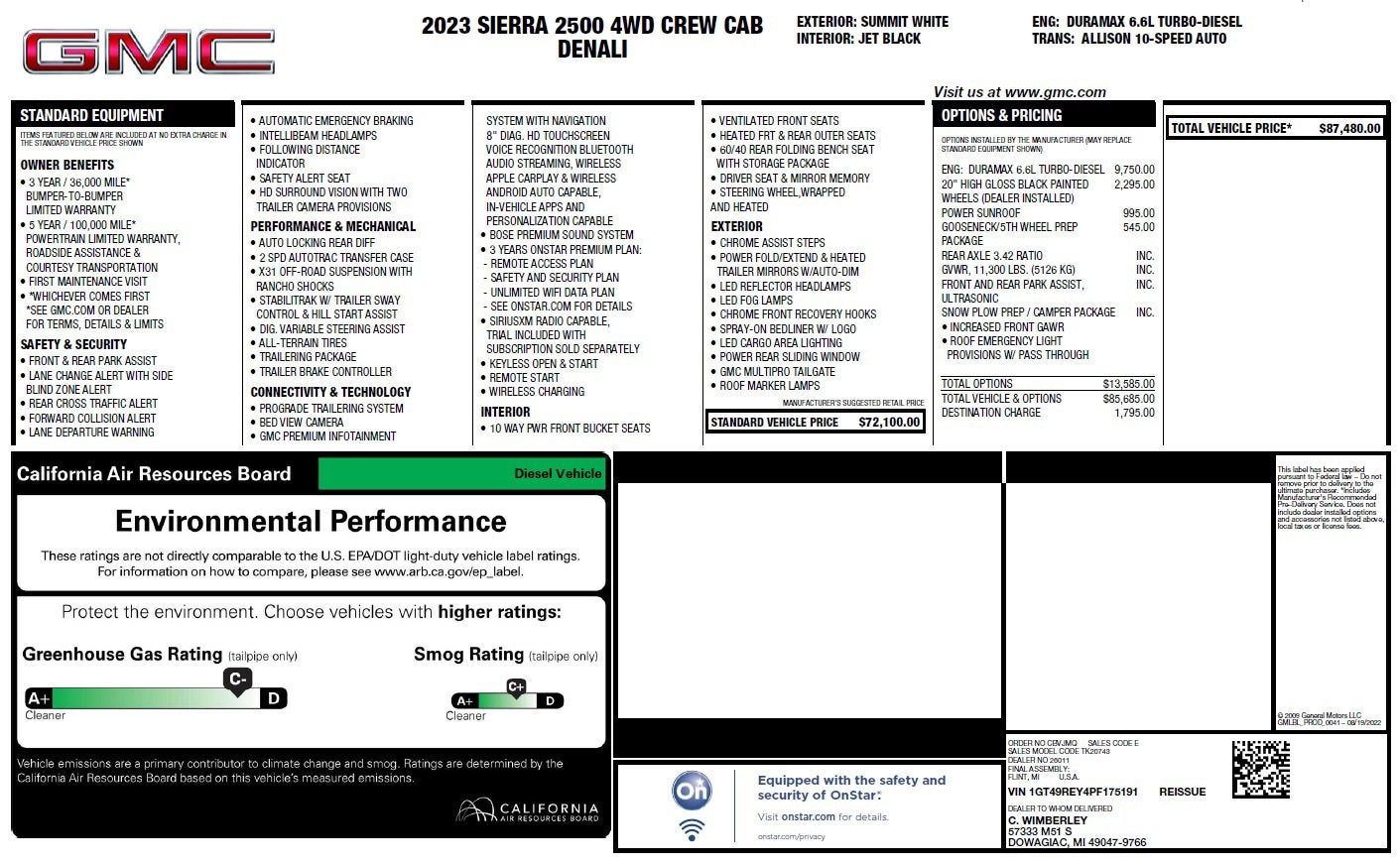 2023 GMC Sierra 2500 HD Denali