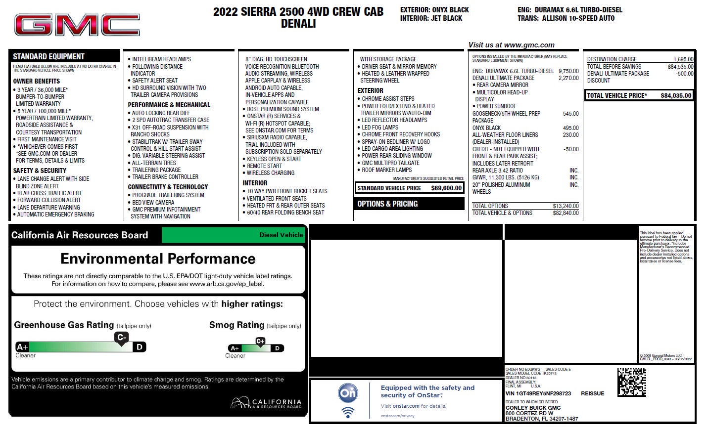 2022 GMC Sierra 2500 HD Denali