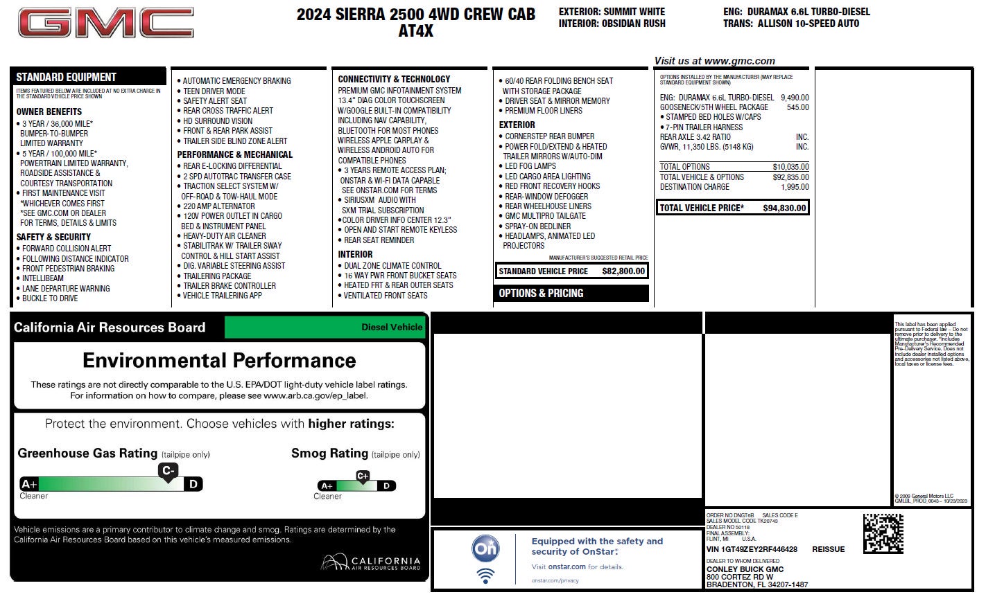 2024 GMC Sierra 2500 HD AT4X