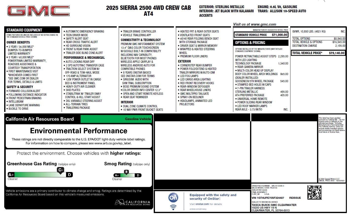 2025 GMC Sierra 2500 HD AT4