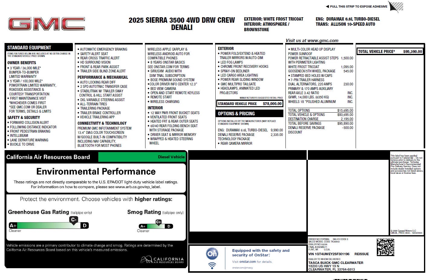 2025 GMC Sierra 3500 HD Denali DRW