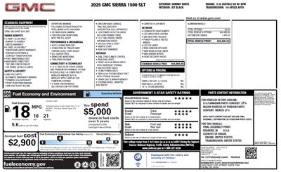 2025 GMC Sierra 1500 SLT
