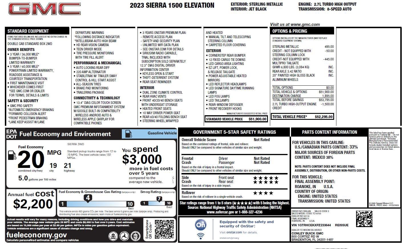 2023 GMC Sierra 1500 Elevation
