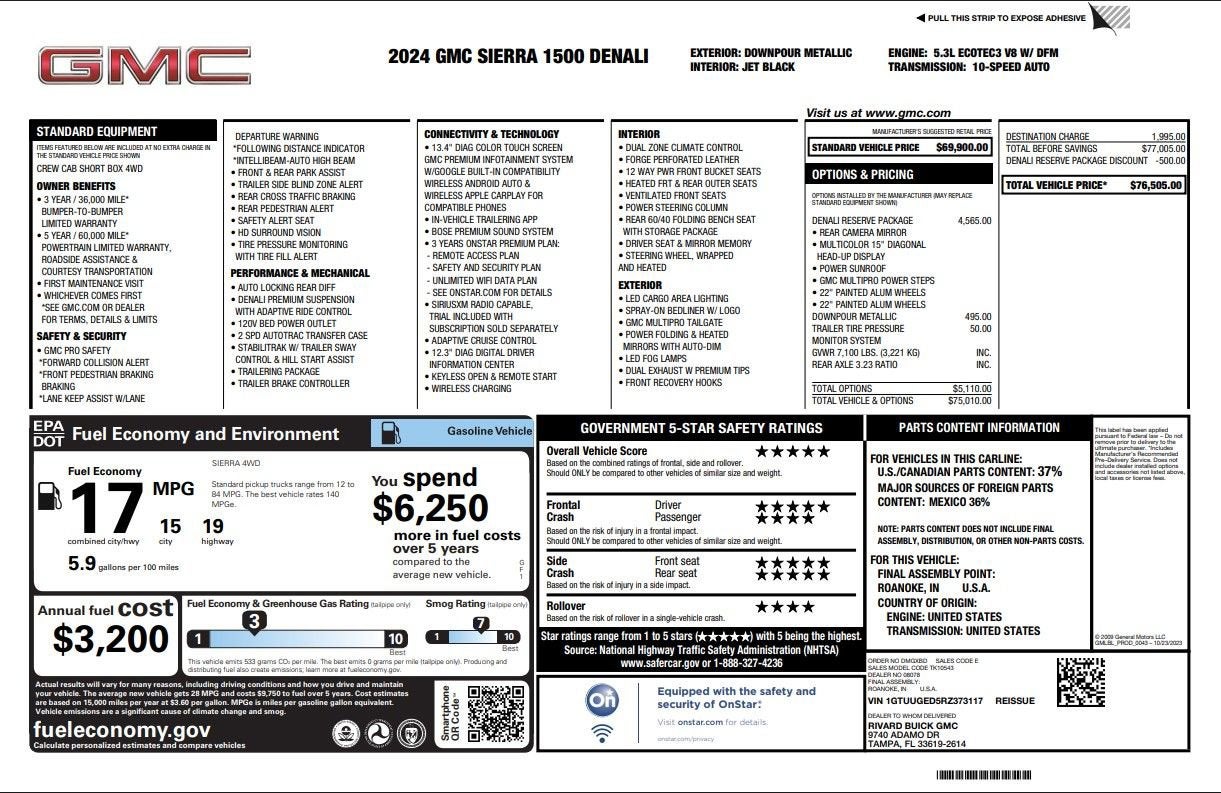 2024 GMC Sierra 1500 Denali