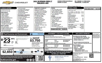 2025 Chevrolet Silverado 1500 LT Trail Boss