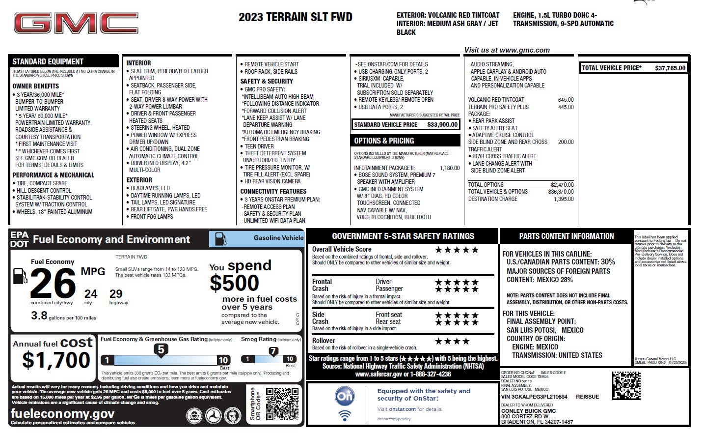 2023 GMC Terrain SLT