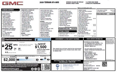 2026 GMC Terrain AT4