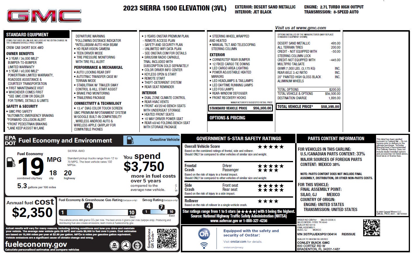 2023 GMC Sierra 1500 Elevation
