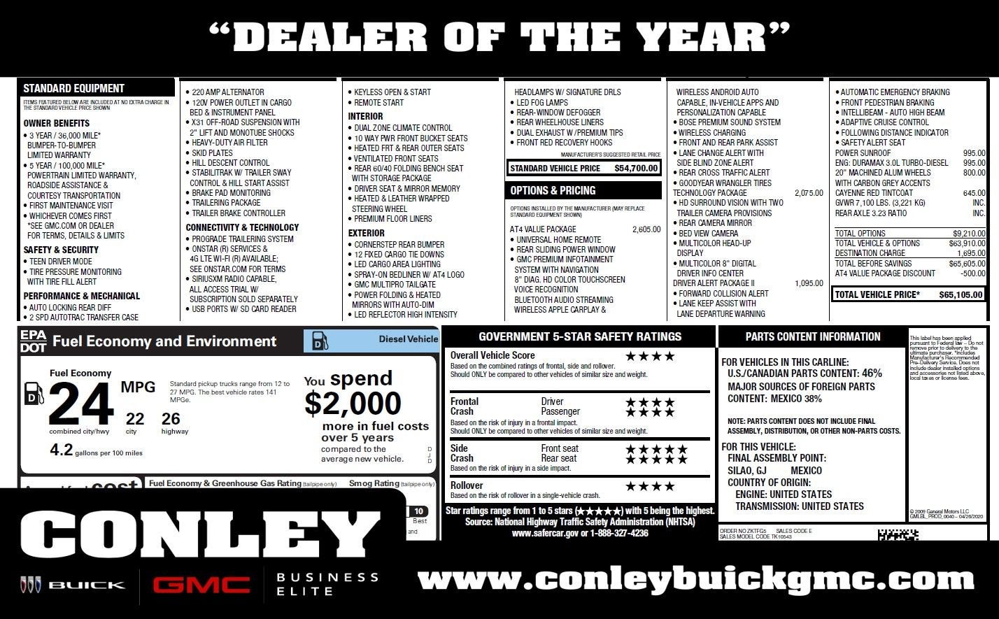 2021 GMC Sierra 1500 AT4