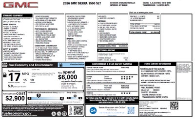2026 GMC Sierra 1500 SLT