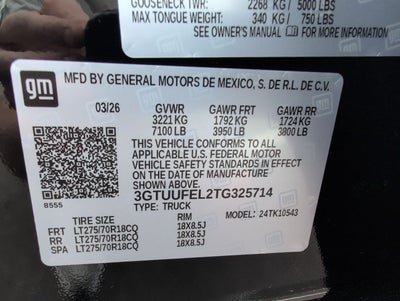 2026 GMC Sierra 1500 AT4X