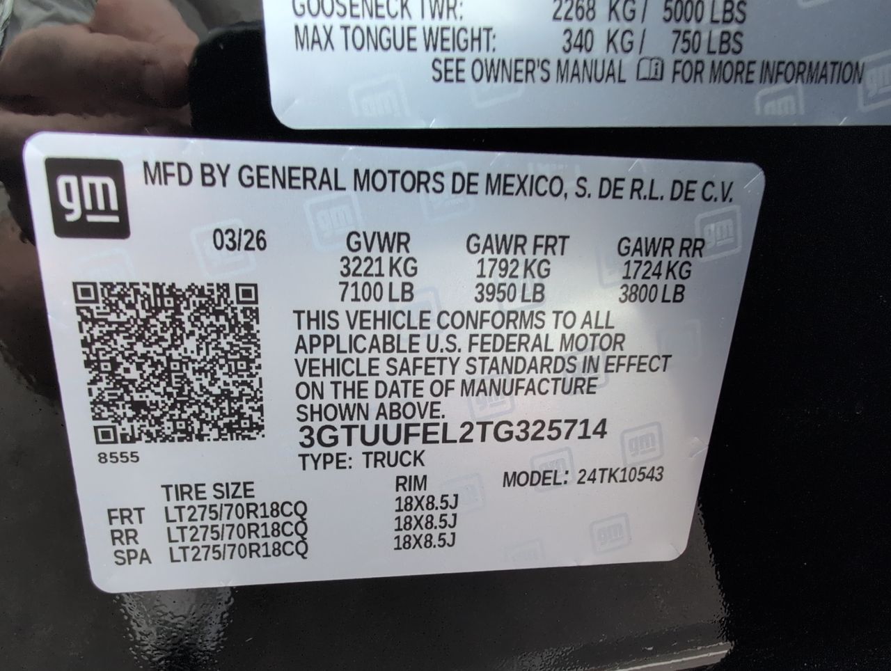 2026 GMC Sierra 1500 AT4X