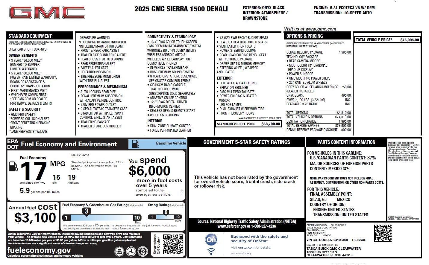 2025 GMC Sierra 1500 Denali