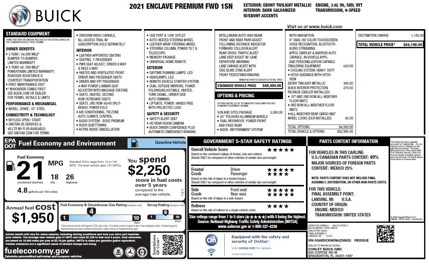 2021 Buick Enclave Premium