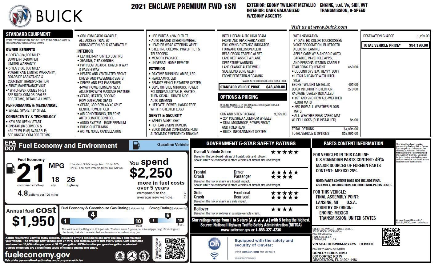 2021 Buick Enclave Premium