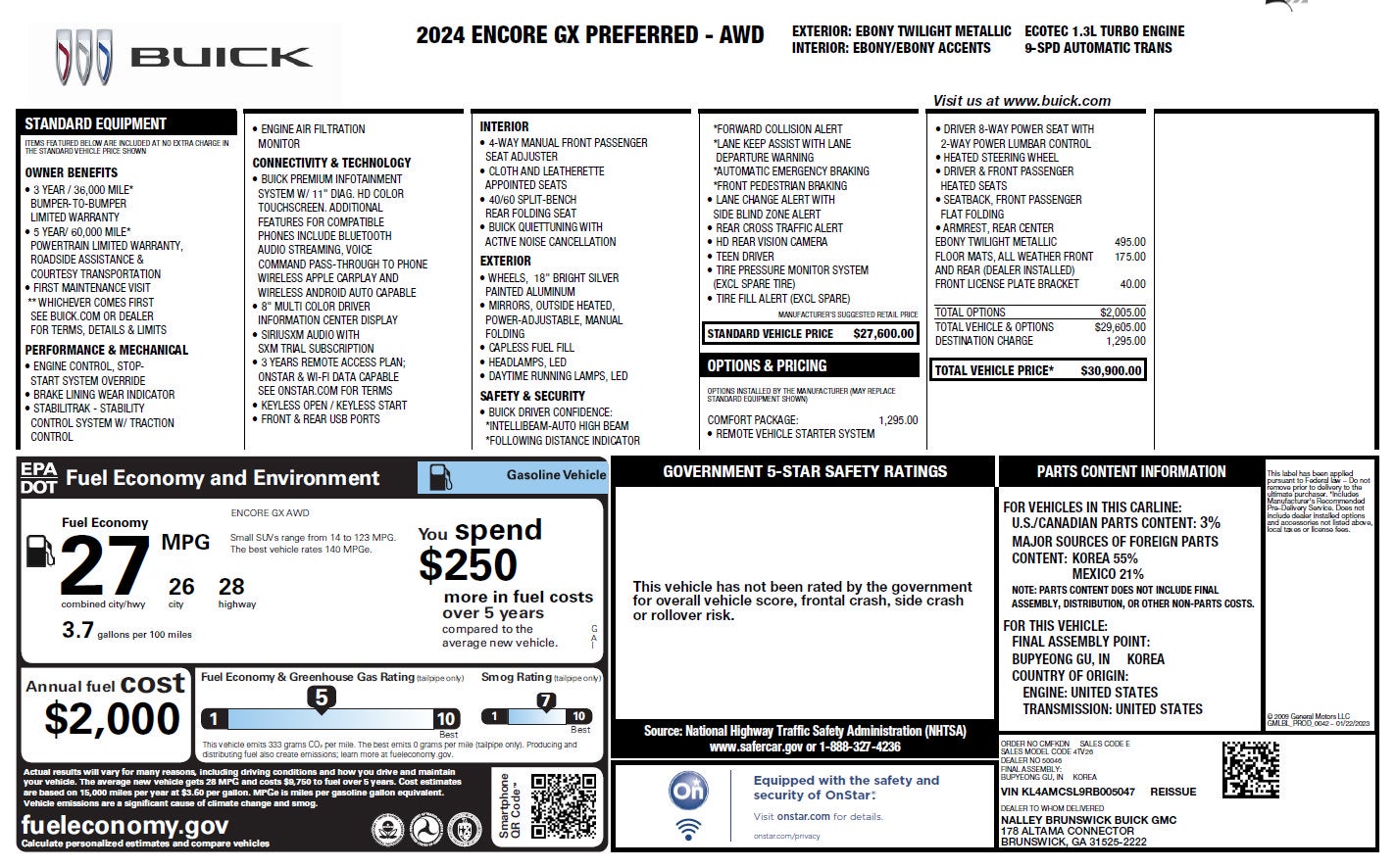 2024 Buick Encore GX Preferred