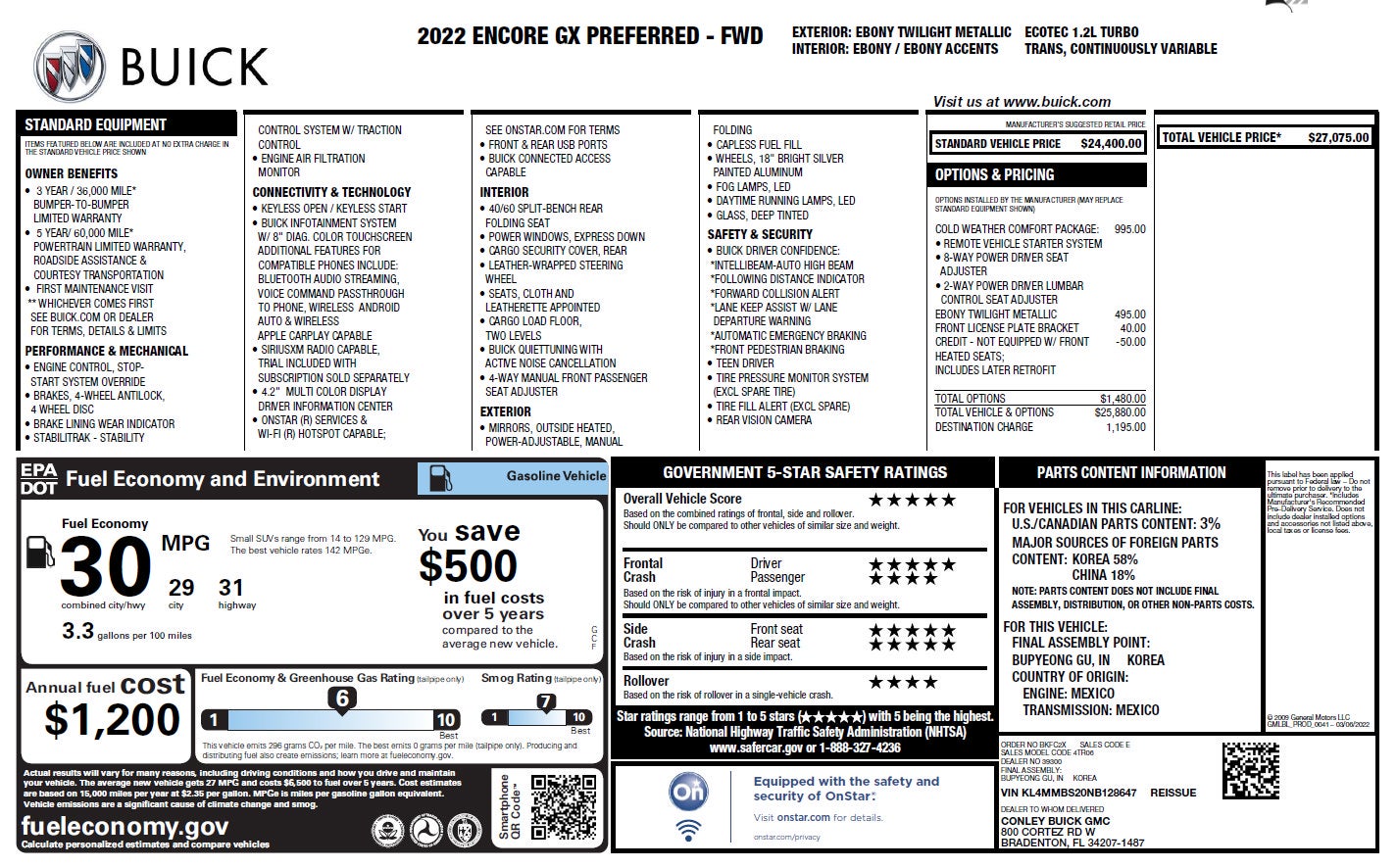 2022 Buick Encore GX Preferred