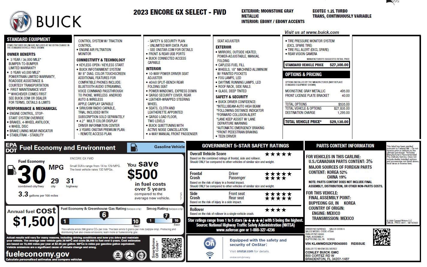 2023 Buick Encore GX Select