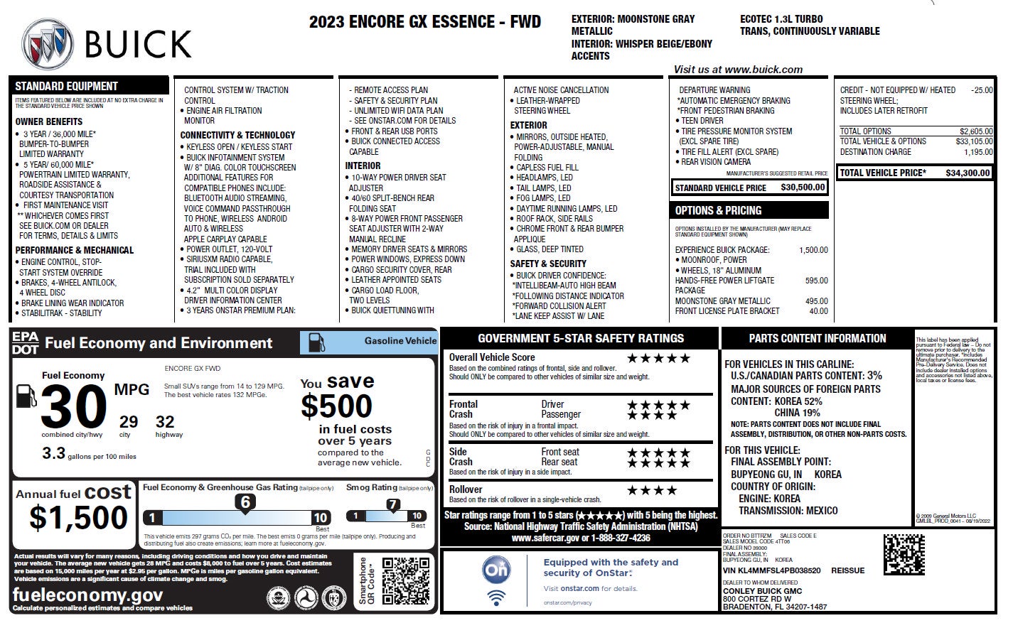 2023 Buick Encore GX Essence