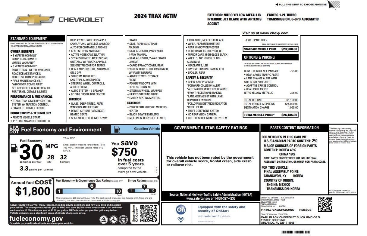 2024 Chevrolet Trax ACTIV