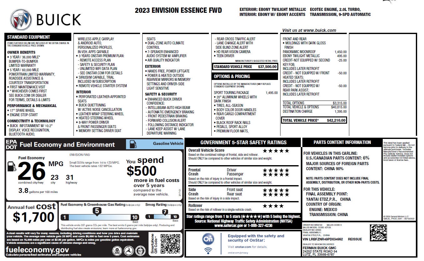 2023 Buick Envision Essence